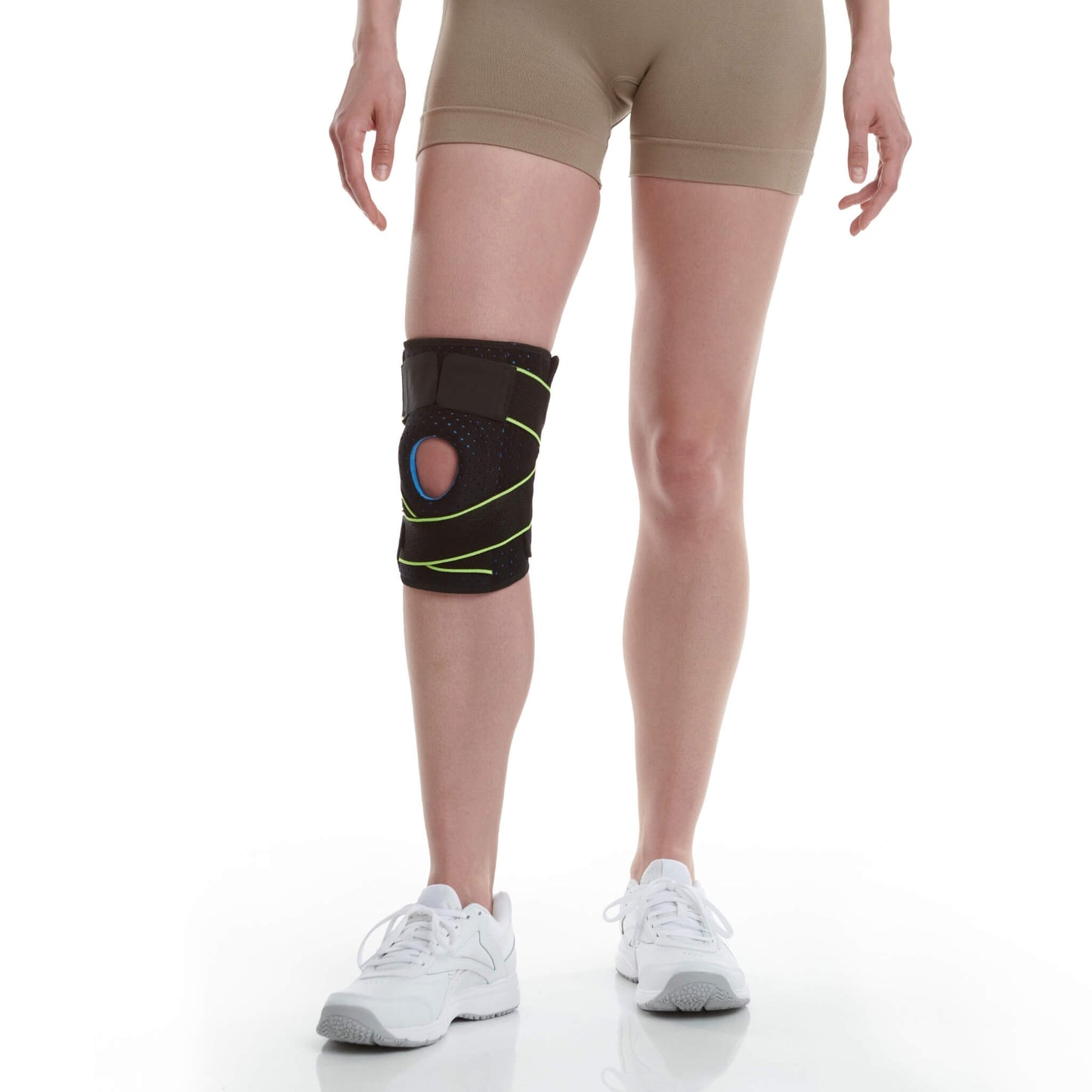 Knee Brace with Stabilizers and Patella Gel Pad 687939100294